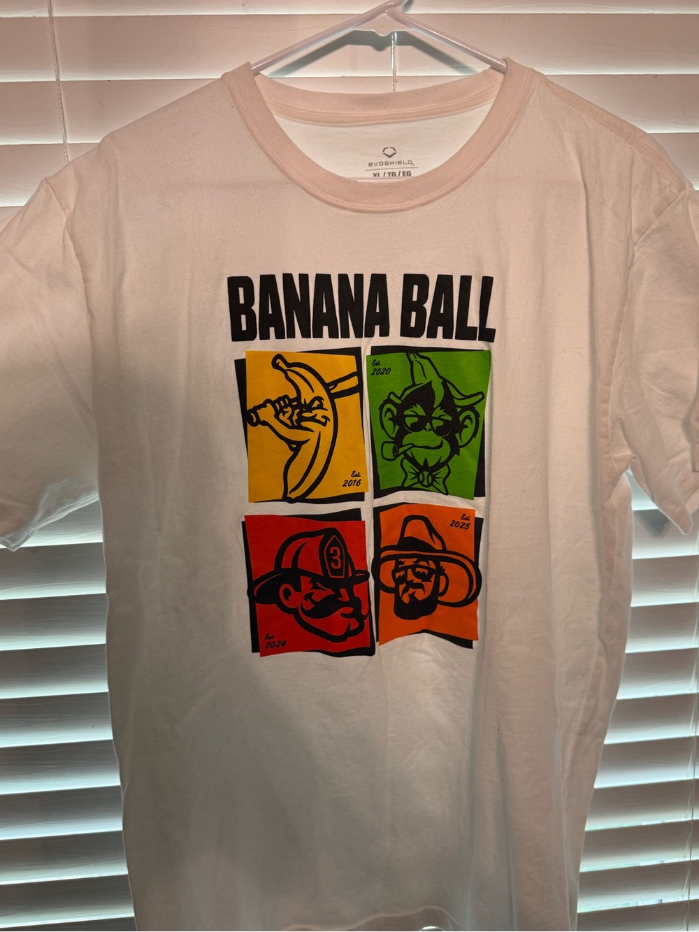 Banana Ball Graphic Tee - White